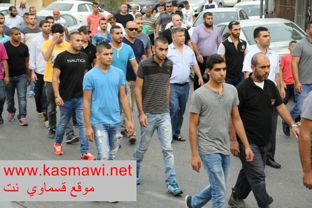 كفرقرع : جماهير غفيرة في وداع الشاب رضا محمد عثامنة 